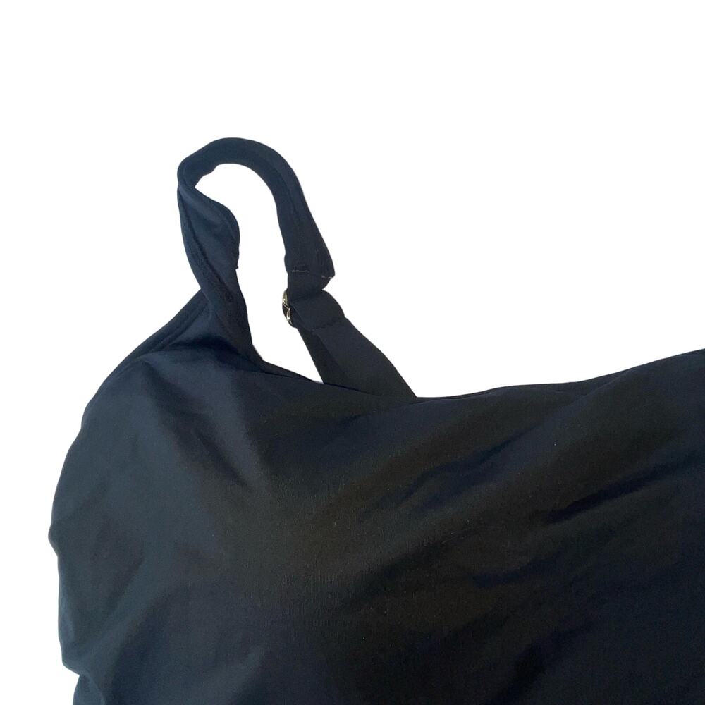 Anne Cole Classic Square Neck One-Piece black 16W - Picture 4 of 11